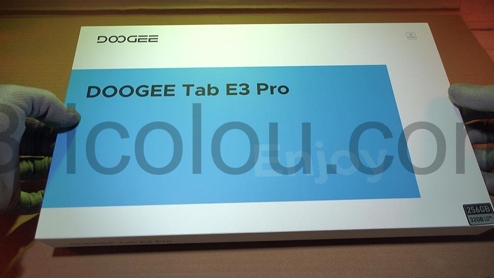 Tab E3 Pro Tablette Android 13 Pouces Helio G100 Octa Core DOOGEE emballage Tab E3 Pro Tablette Android 13 Pouces Helio G100 Octa-Core DOOGEE emballage
