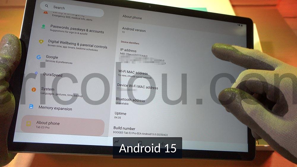 Tab E3 Pro Tablette Android 13 Pouces Helio G100 Octa Core DOOGEE.Android 15 Tab E3 Pro Tablette Android 13 Pouces Helio G100 Octa-Core DOOGEE.Android 15