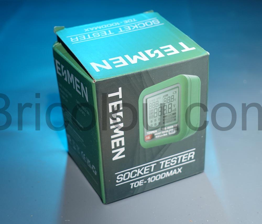 Testeur de prise electrique TOE 100DMAX TESMEN boite Testeur de prise électrique TOE-100DMAX TESMEN boite