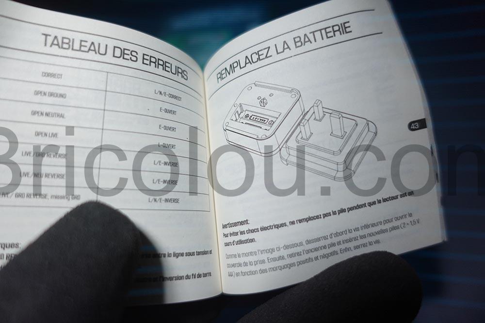 Testeur de prise electrique TOE 100DMAX TESMEN doc Testeur de prise électrique TOE-100DMAX TESMEN doc