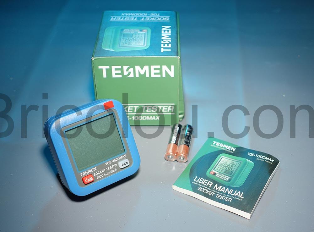 Testeur de prise electrique TOE 100DMAX TESMEN Testeur de prise électrique TOE-100DMAX TESMEN