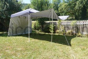 Tonnelle Pliante avec 2 Parois Latérales Tente Auvent RELAX4LIFE 3m
