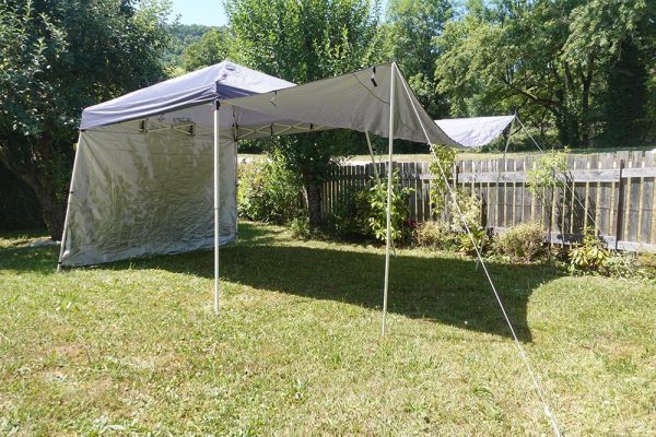Tonnelle Pliante avec 2 Parois Latérales Tente Auvent RELAX4LIFE 3m