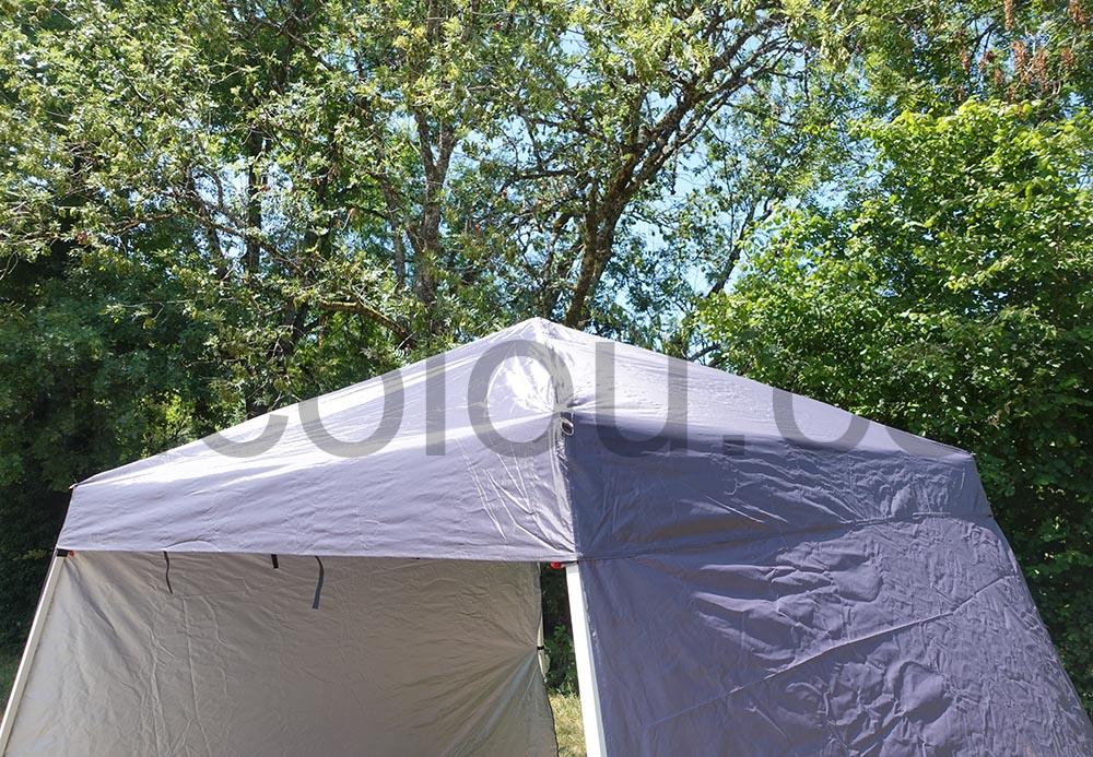 Tonnelle Pliante avec 2 Parois Laterales Tente Auvent RELAX4LIFE dessus Tonnelle Pliante avec 2 Parois Latérales Tente Auvent RELAX4LIFE dessus