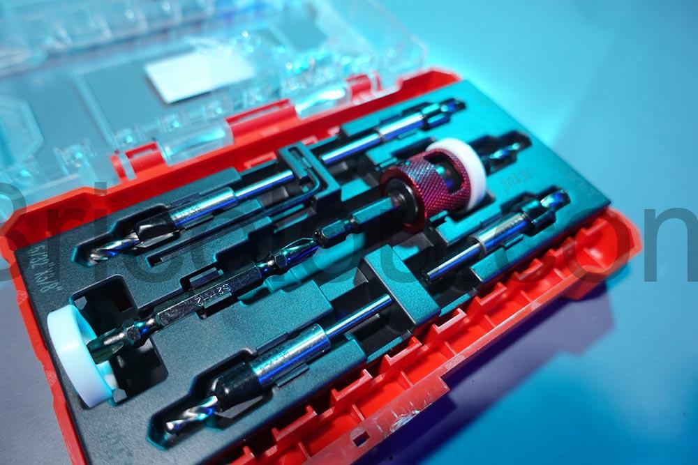 kit Foret a Chanfreiner 3.2 a 4.8 Bois Focstol boite kit Foret à Chanfreiner 3.2 à 4.8 Bois Focstol boite