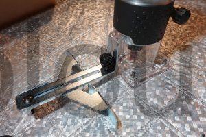 Défonceuse sans fil comp Dewalt guide