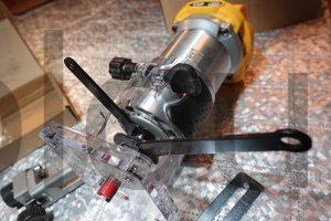 Défonceuse sans fil comp Dewalt serrrage