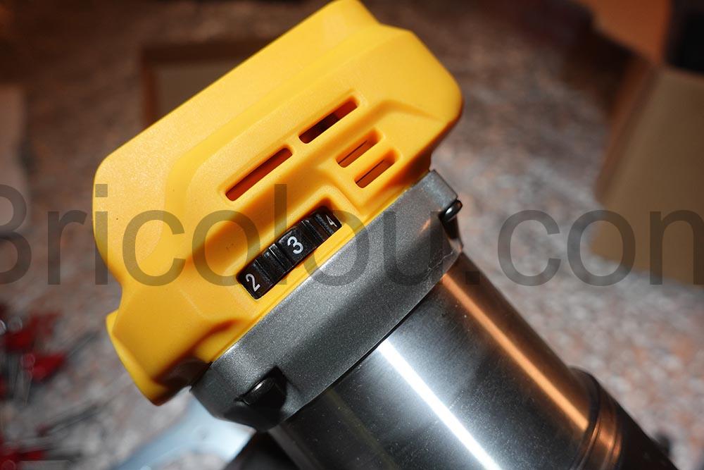 Defonceuse sans fil comp Dewalt vitesse Défonceuse sans fil comp Dewalt vitesse