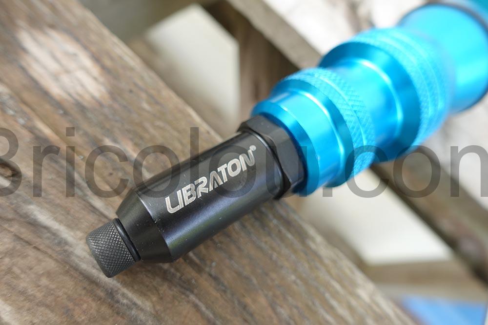 Embout Adaptateur riveteuse pour Perceuse Electrique LIBRATON logo Embout Adaptateur riveteuse pour Perceuse Électrique LIBRATON logo