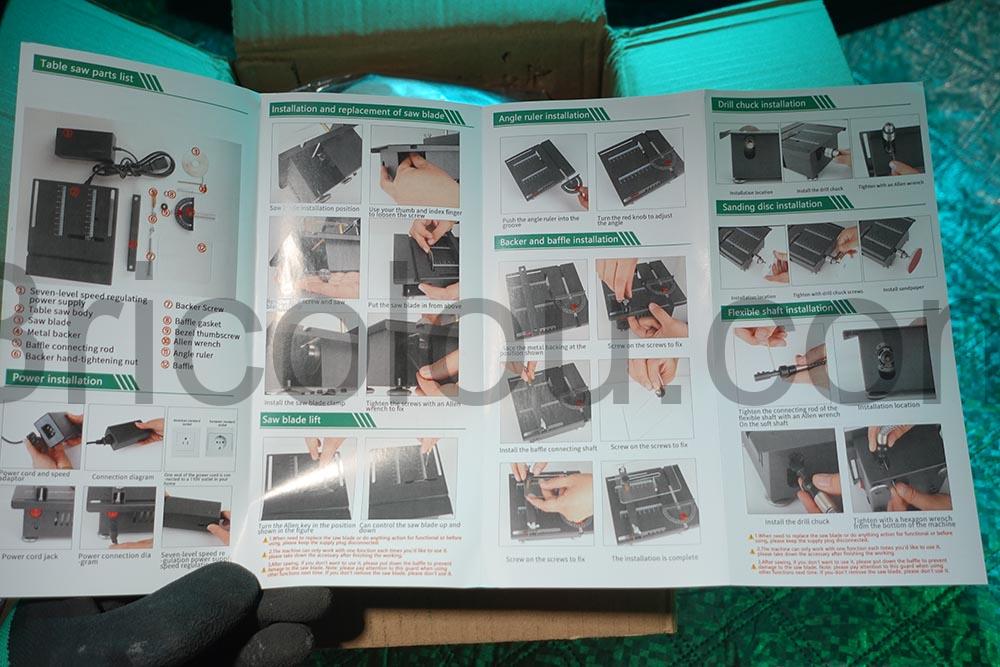 Mini scie circulaire perceuse ponceuse de precision sur table Yapasopu doc Mini scie circulaire perceuse ponceuse de précision sur table Yapasopu doc