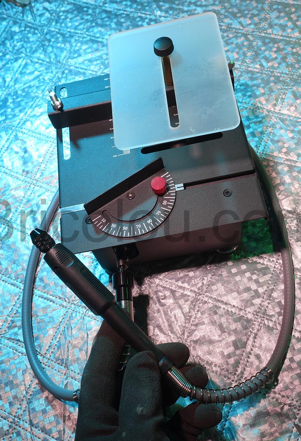 Mini scie circulaire perceuse ponceuse de precision sur table Yapasopu Mini scie circulaire perceuse ponceuse de précision sur table Yapasopu flexible