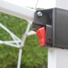 Tonnelle Pliante tente 2x2 Gris TRIUMPHKEY bouton