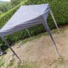 Tonnelle Pliante tente 2x2 Gris TRIUMPHKEY garage