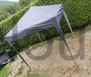 Tonnelle Pliante tente 2x2 Gris TRIUMPHKEY garage