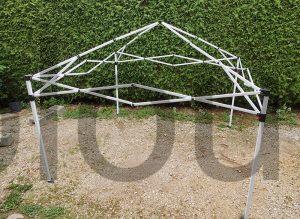 Tonnelle Pliante tente 2x2 Gris TRIUMPHKEY structure