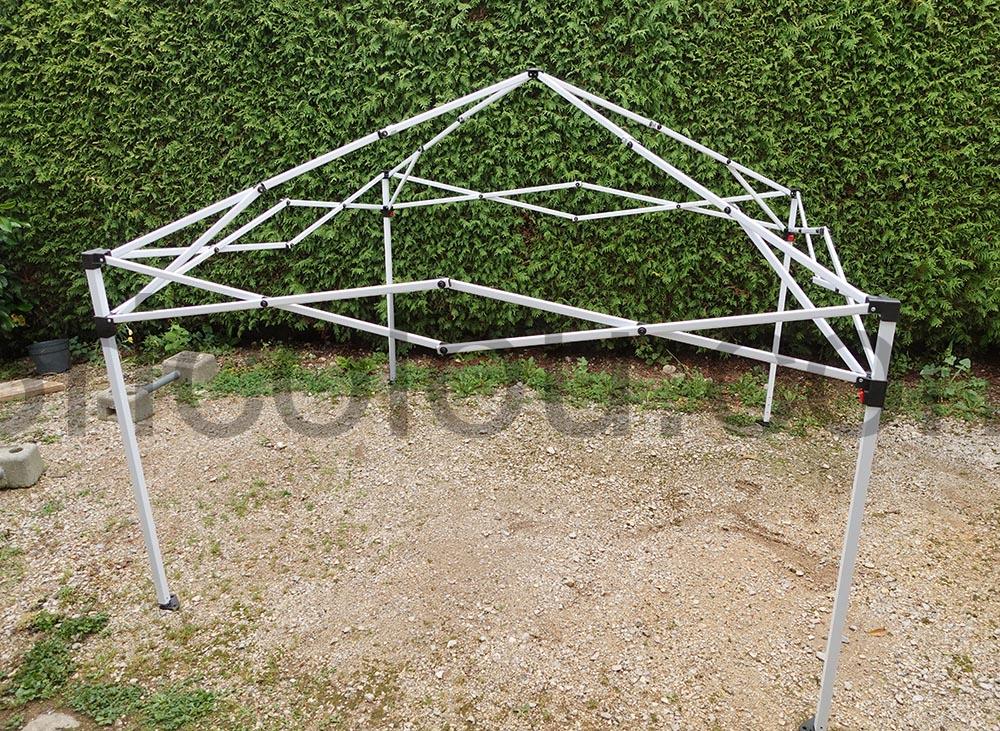 Tonnelle Pliante tente 2x2 Gris TRIUMPHKEY structure Tonnelle Pliante tente 2x2 Gris TRIUMPHKEY structure