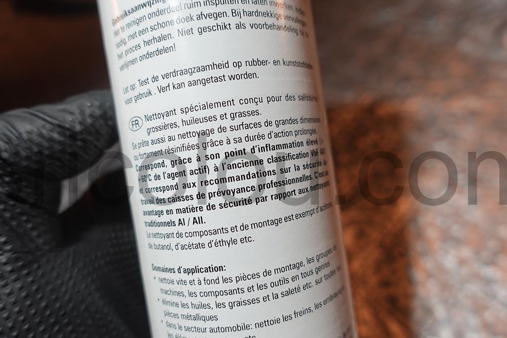 bombe nettoyant degraissant WEICON doc bombe nettoyant dégraissant WEICON doc