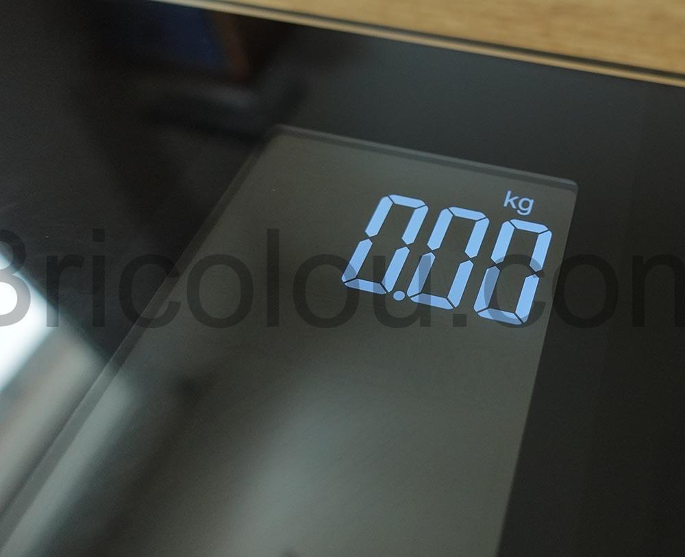 Pese Personne Connectee IMC Frequence Cardiaque Synchronisation APP Runstar afficheur Pèse Personne Connectée IMC Fréquence Cardiaque Synchronisation APP Runstar afficheur