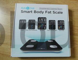 Pèse Personne Connectée IMC Fréquence Cardiaque Synchronisation APP Runstar carton