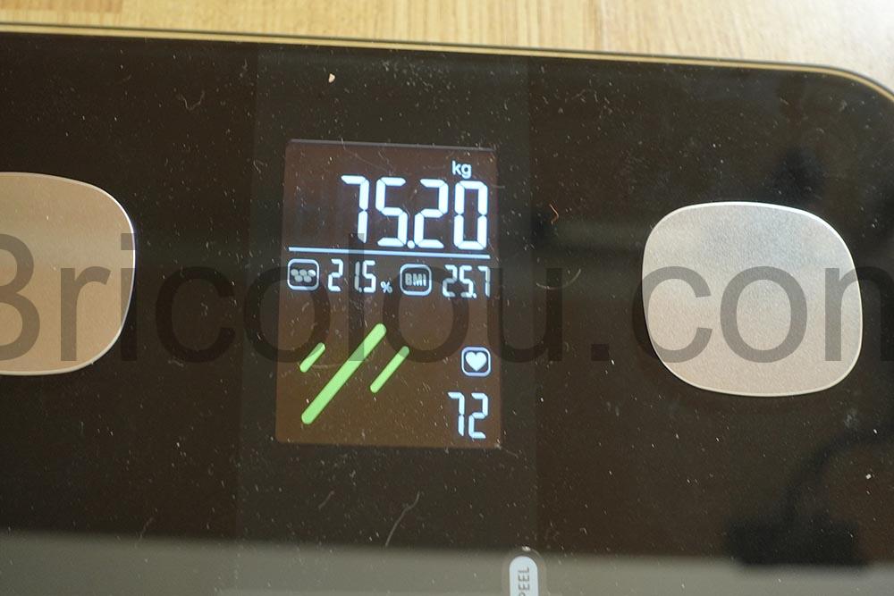 Pese Personne Connectee IMC Frequence Cardiaque Synchronisation APP Runstar couleur Pèse Personne Connectée IMC Fréquence Cardiaque Synchronisation APP Runstar couleur