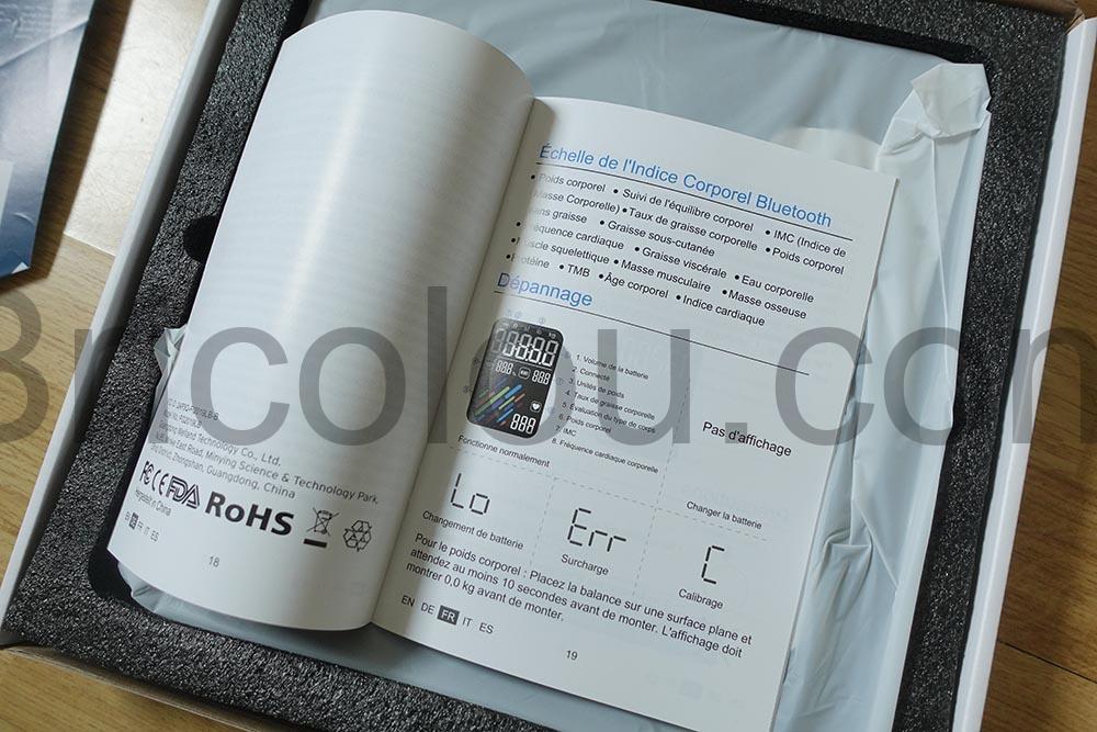 Pese Personne Connectee IMC Frequence Cardiaque Synchronisation APP Runstar doc Pèse Personne Connectée IMC Fréquence Cardiaque Synchronisation APP Runstar doc