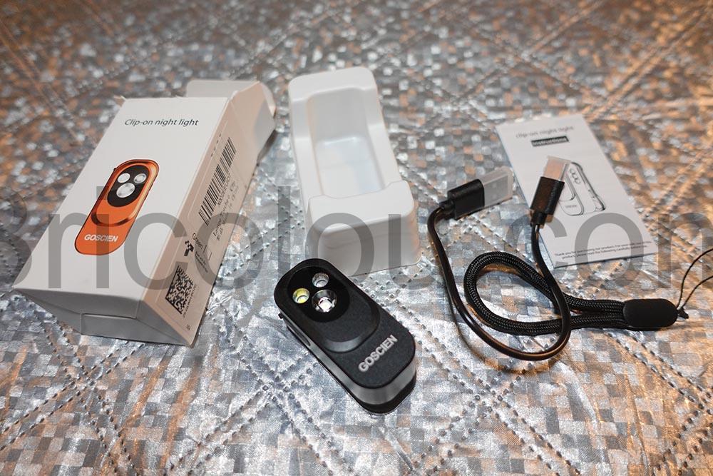 Micro Lampe de poche rechargeable a clip 500 lumens GOSCIEN contenu Micro Lampe de poche rechargeable à clip 500 lumens GOSCIEN contenu