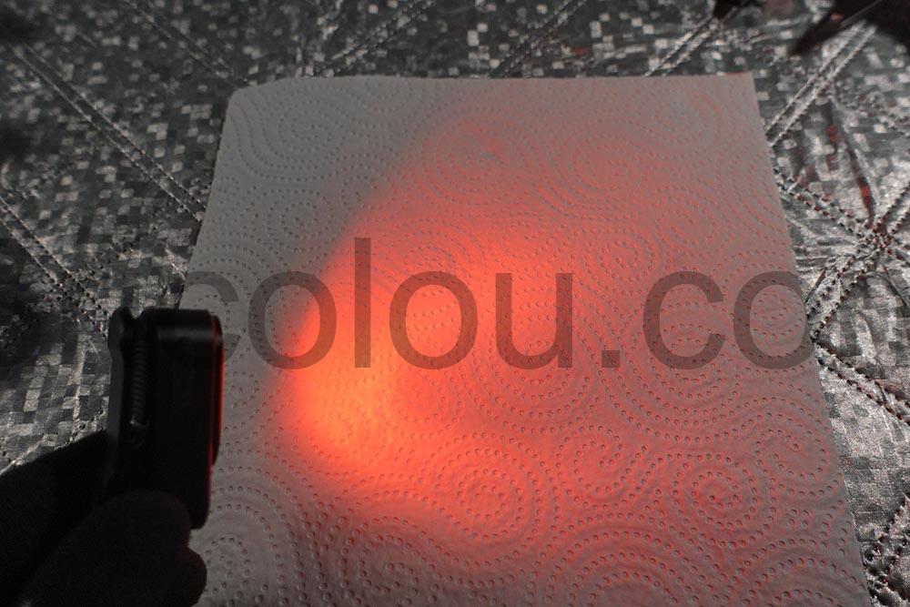 Micro Lampe de poche rechargeable a clip 500 lumens GOSCIEN rouge Micro Lampe de poche rechargeable à clip 500 lumens GOSCIEN rouge