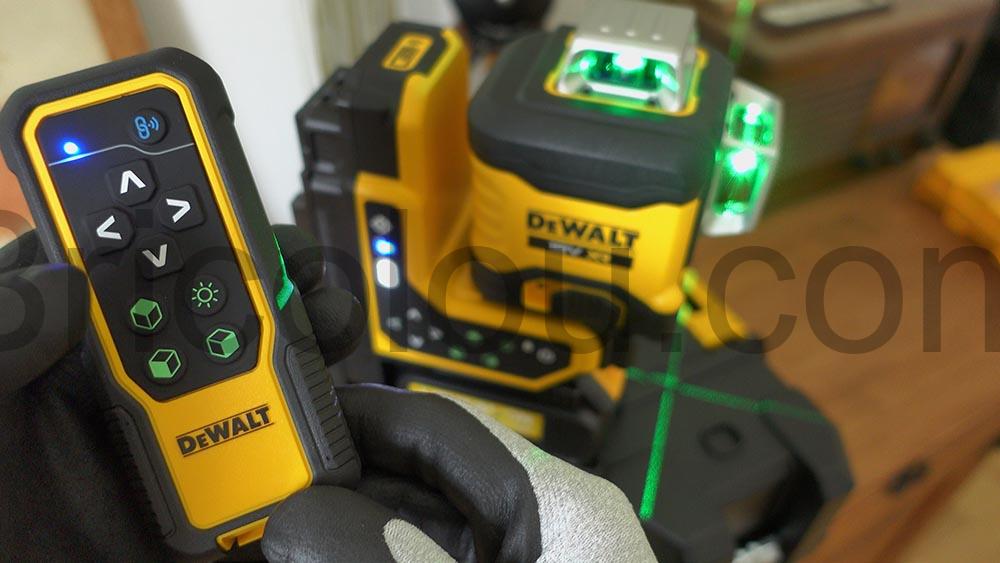 Decouverte Laser 3X360 Motorise Telecommande DEWALT DCLE34035B XJ remote Découverte Laser 3X360 Motorisé Télécommandé DEWALT DCLE34035B-XJ remote