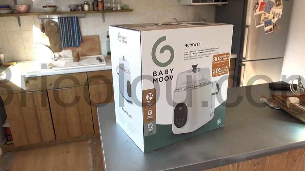 Lave Biberon Electrique NutriWash 4 en 1 Lave Sterilise Seche Stocke 11 Programmes Babymoov carton Lave Biberon Electrique NutriWash 4 en 1 Lave Stérilise Sèche Stocke 11 Programmes Babymoov carton