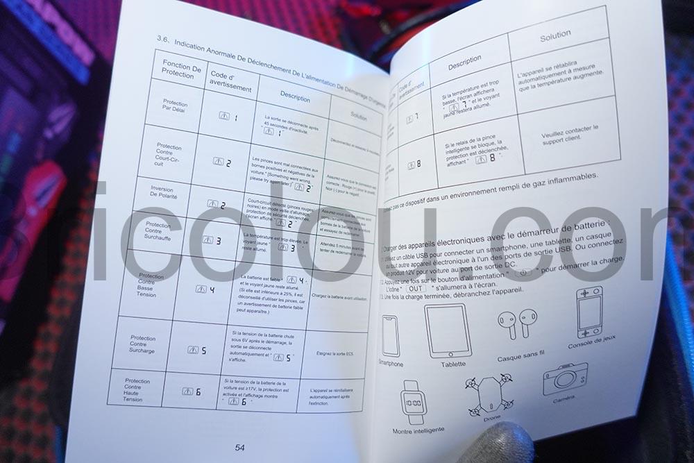 comment demarrer TJ68 10000A Booster Batterie documentation comment démarrer TJ68 10000A Booster Batterie documentation