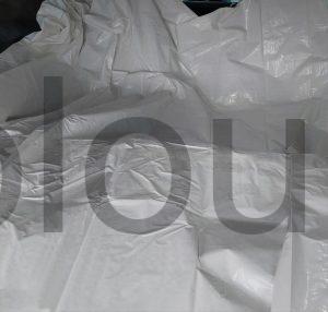 Bâche de protection imperméable de 3,6 x 4,9 m, 100 g blanche SUMORISE siège