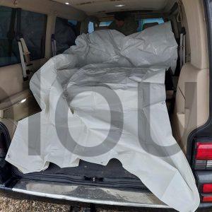 Bâche de protection imperméable de 3,6 x 4,9 m, 100 g blanche SUMORISE voiture