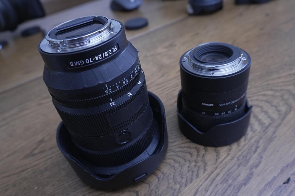 Comment choisir entre capteurs plein format et recadrée APS compare