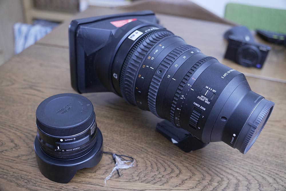 Comment choisir entre capteurs plein format et recadrée APS sony zoom