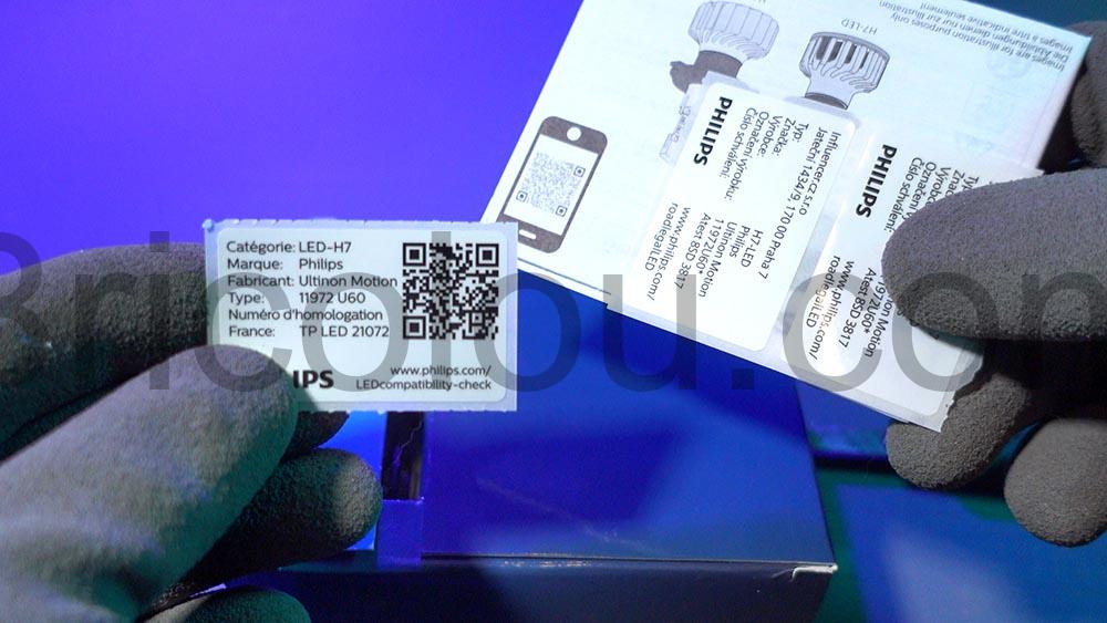 Philips H7 ampoule LED Comment passer aux LED C3 picasso.QR Code Philips H7 ampoule LED Comment passer aux LED C3 picasso.QR Code