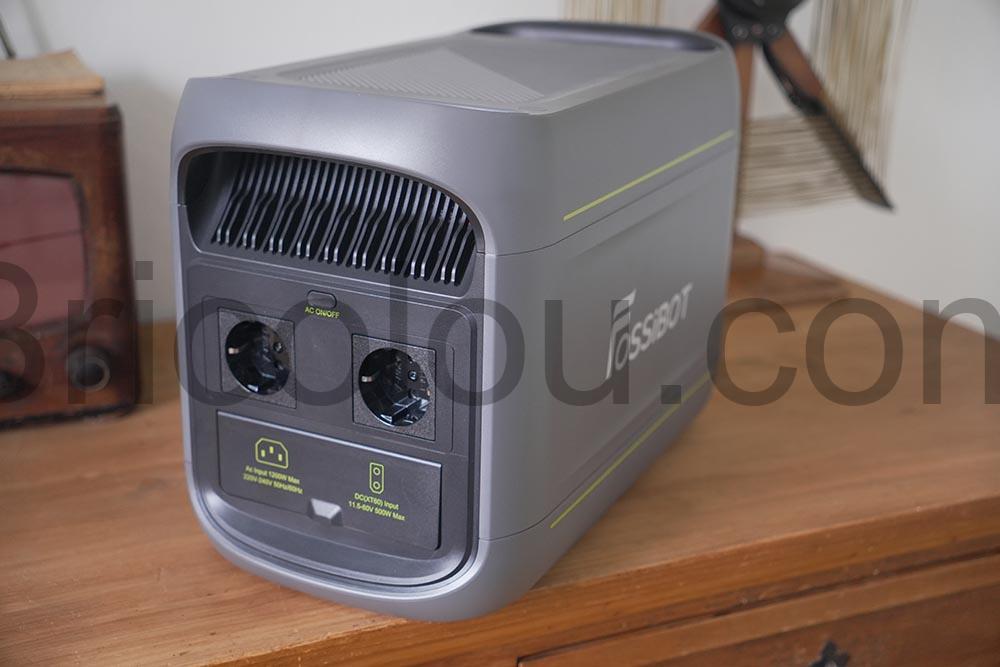FOSSIBOT F1800 Que peut on VRAIMENT brancher sur 1800W arriere FOSSIBOT F1800 Que peut on VRAIMENT brancher sur 1800W arriere