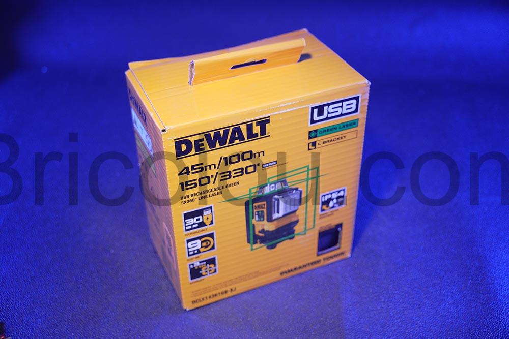Laser Dewalt USB DCLE14361GB XJ boite Laser Dewalt USB DCLE14361GB-XJ boite