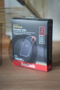 Sandisk 2To SSD portable défaut boite